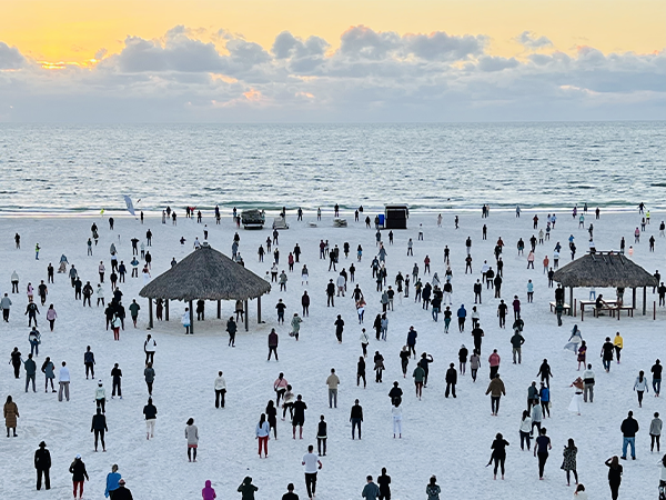 ISRF Beach Meditation